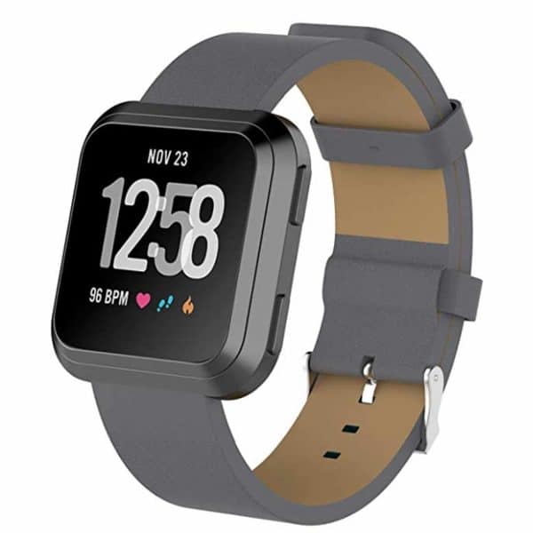 fitbit versa leather band