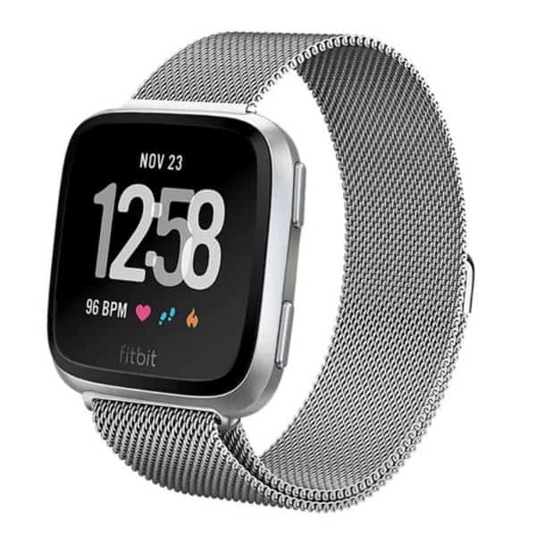 fitbit versa milanese band